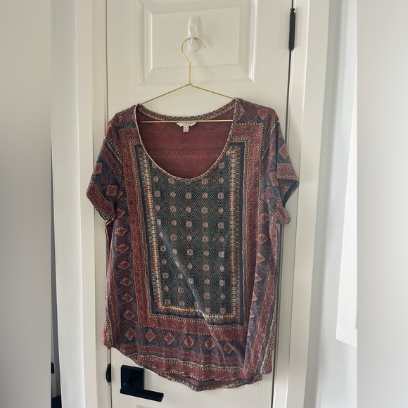 Lucky Brand XL Bandana Short Sleeve Tee - Picture 6 of 7